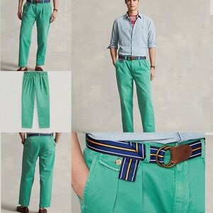 Polo Ralph Lauren Pants Mens 38x30 Whitman Heritage Chino Relaxed Fit Ring Spun